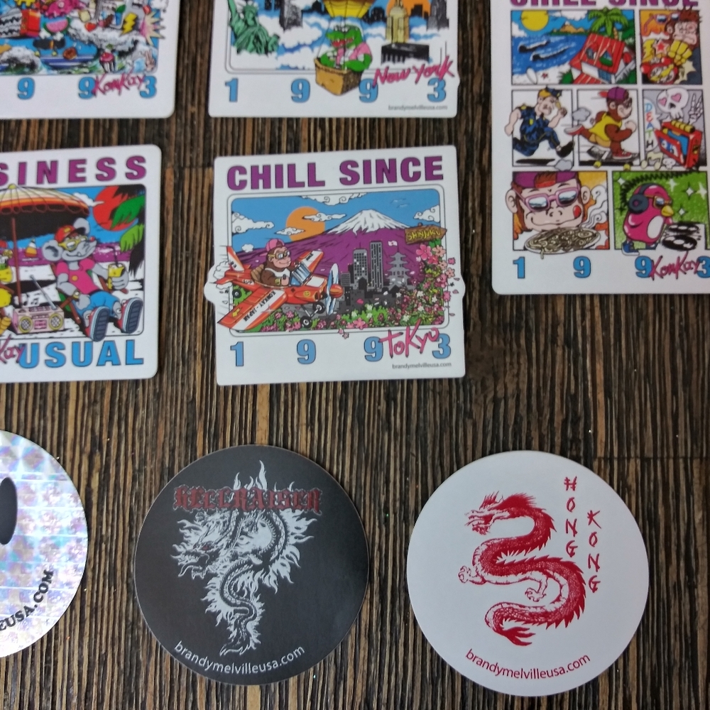 15 pc Brandy Melville Sticker Collection Alien - Picture 4 of 6